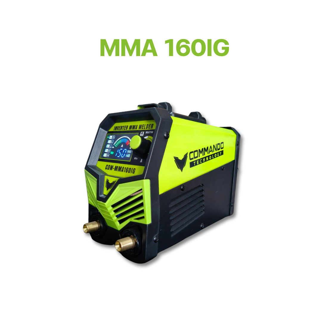 COMMANDO เครื่องเชื่อมไฟฟ้า 160A จอแสดงผล LED รุ่น CDW-MMA160IG V.2 ระบบ VRD